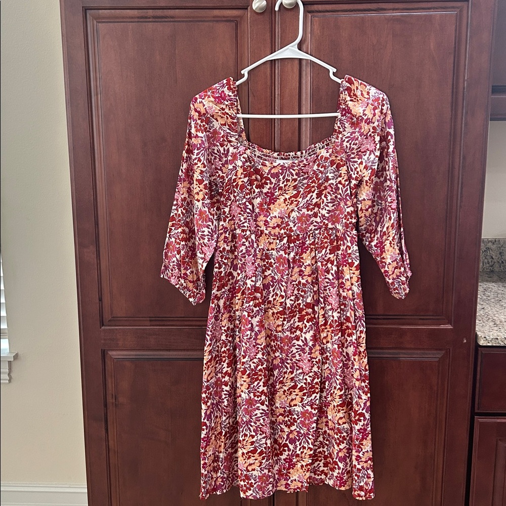 Floral Off-Shoulder Dress